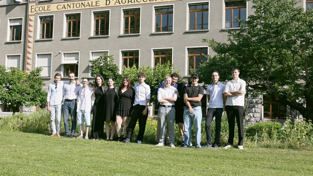 Les lauréats du CFC de viticulteur·trice et du CFC de caviste.