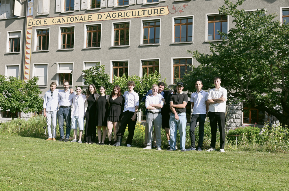 Les lauréats du CFC de viticulteur·trice et du CFC de caviste.